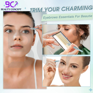 Pinzas de Cejas Profesionales Personalizadas de Acero Inoxidable con Punta Inclinada, Precisión Duradera para el Vello Facial - Product Image 4