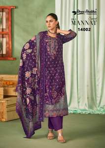 Venta al por mayor exclusiva de algodón césped Salwar Kameez para mujeres colección de impresión digital ropa informal ropa india y paquistaní - Product Image 2