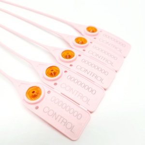 Sceau de sécurité en plastique rose vif Arrow V2 pour le fret - Product Image 5