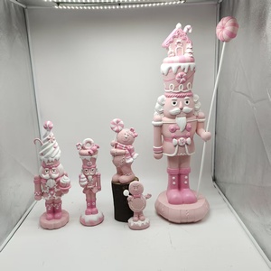 Joyeux Noël Décoration Soldats Résine Bonbons <span class=keywords><strong>Casse</strong></span>-<span class=keywords><strong>Noisette</strong></span> Cookie Maison Ornements de Table - Product Image 3