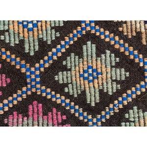 พรมขนสัตว์คลาสสิก Nuray สีเบจและสีน้ำตาล ลายเรขาคณิตถักด้วยมือ สำหรับห้องนั่งเล่นหรือรถยนต์ ขนาด 9x12 ฟุต รูปทรงสี่เหลี่ยมผืนผ้าแบบจิ๊กซอว์ - Product Image 3