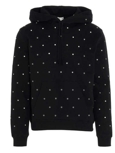 Nouveau sweat à capuche de qualité supérieure pour hommes avec fermeture éclair de conception récente avec strass pour l'hiver - Product Image 3