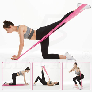 Fasce Elastiche Professionali di Grado Clinico, Alta Resistenza in TPE e Lattice, Accessori da Palestra Stampati per Allenamento Domestico Portatile - Product Image 4