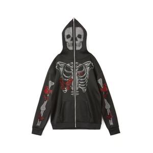 Mode Gym Hoodie Surdimensionné Zip up Blank Hoodie /sweat Casual Pull Solide Couleurs Coton Blank Hoodie pour Femmes - Product Image 1