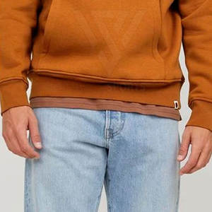 Sweats à capuche personnalisés faciles à la mode pour hommes 100% coton vêtements de sport dernière conception technique de teinture unie pour la saison d'hiver motif solide - Product Image 6