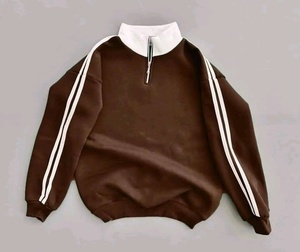 Veste universitaire tendance de haute qualité, col montant formel, logo sur le devant - Product Image 5