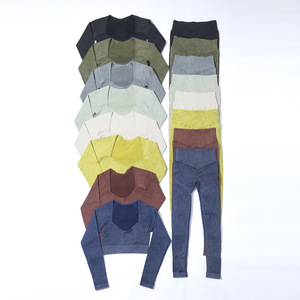 Nouveauté Vêtements de Sport Personnalisés pour Femmes, Ensembles de Fitness et de Gym, Vêtements de Yoga, Vêtements d'Entraînement, Commande Minimum de 2 Pièces - Product Image 5