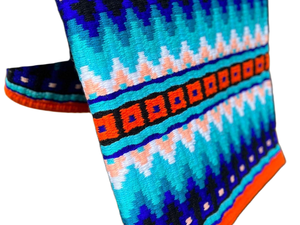 Almohadillas de sillín de lana occidentales hechas a mano auténticas con acabado Premium para espectáculos - Product Image 3