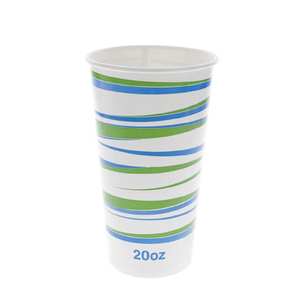 Meilleure vente, papier de stratification PE Double à paroi unique de 20OZ, tasse froide Compostable de qualité supérieure, personnalisation disponible - Product Image 1