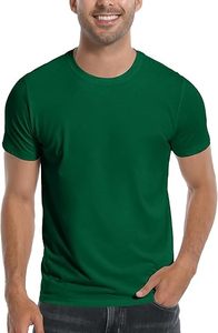 Camiseta básica 100% de algodón para hombre, cómoda ropa diaria con marca personalizada, ajuste Regular y manga corta, diseño informal al por mayor - Product Image 3