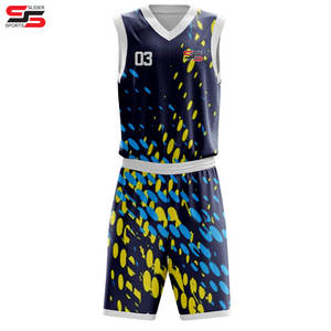 Ensembles de maillots de basket-ball en maille respirante, nom et logo personnalisés, uniforme de basket-ball pour hommes de haute qualité, taille plus, pas cher, pour l'école - Product Image 1