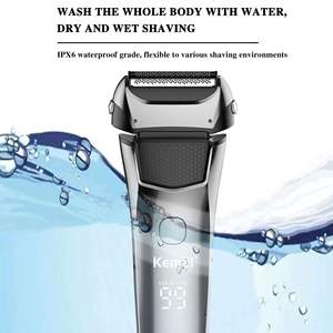 Rasoir Électrique Rotatif Sans Fil pour Hommes, Rechargeable, Étanche IPX7, Double Lame, Tondeuse Corps et Visage pour Utilisation en Camping-Car - Product Image 3