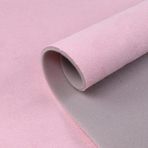 Màu Hồng tự động da lộn headliner vật liệu xe Roof Upholstery vải với bọt - Product Image 3