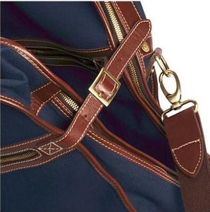 Leather Canvas Foldable <b>Garment</b> <b>Bag</b> Travel Suit Carrier Lightweight Durable Waterproof Organizer for Business Commute CGB-0031 - Product Image 6