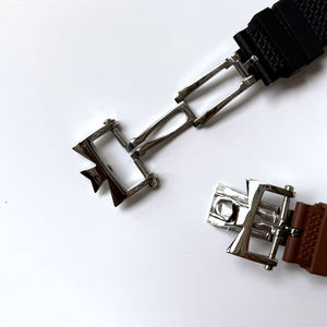 Correa de <span class=keywords><strong>Reloj</strong></span> de Caucho Fluorocarbono FKM con Cierre Desplegable para <span class=keywords><strong>Vacheron</strong></span> <span class=keywords><strong>Constantin</strong></span> Overseas VCO 4500V 5500V 7900V con Hebilla de Despliegue - Product Image 4