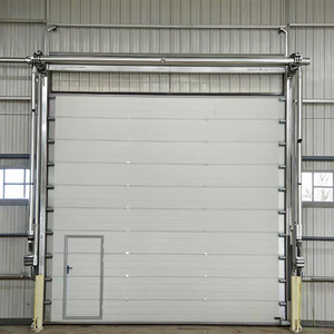 <span class=keywords><strong>Porte</strong></span> <span class=keywords><strong>sectionnelle</strong></span> industrielle automatique sur mesure <span class=keywords><strong>avec</strong></span> <span class=keywords><strong>porte</strong></span> piétonne et panneaux de vision pour entrepôt - Product Image 2