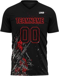 ชุดฟุตบอลสำหรับผู้ใหญ่ระดับมืออาชีพ ดีไซน์ล่าสุด ผลิตจากโพลีเอสเตอร์ 100% คุณภาพพรีเมียม สีตามสั่ง โลโก้ตามสั่ง แห้งเร็ว - Product Image 2