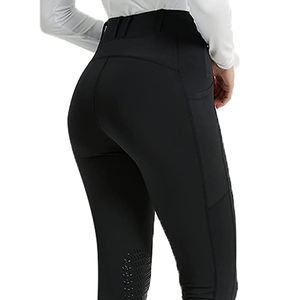 Leggings de Equitación Modernos y Clásicos para Mujer, Transpirables, de Poliéster y Elastano, Cómodos, Elásticos, Sin Costuras, con Soporte y Flexibilidad - Product Image 2