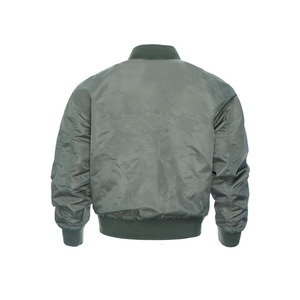 Chaqueta Bomber Personalizable para Hombre, Último Diseño con Cuello Alto, Cierre de Cremallera, Color Sólido, Chaqueta Abrigada de Invierno, Tallas para Adultos - Product Image 2