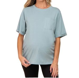 Nuevas Camisetas de Maternidad para Mujer 2026, Transpirables, al por Mayor, Ropa de Embarazo, Camisetas de Lactancia - Product Image 1