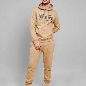 Conjunto Deportivo de Dos Piezas para Hombre, Estilo Casual Urbano, con Logotipo Personalizado en Impresión 3D, Felpa Técnica y Algodón - Product Image 4