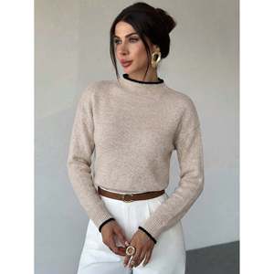 Chaleco de Punto Premium para Mujer, Conjunto de Dos Piezas Transpirable de Manga Larga para Otoño e Invierno - Product Image 1