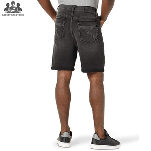 Shorts en jean pour hommes de haute qualité, décontractés, unis, 100% coton, séchage rapide et respirant, service OEM - Product Image 3