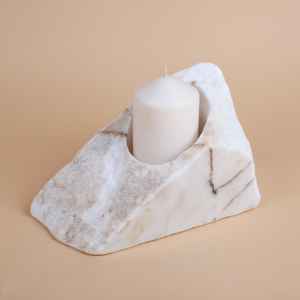 Support de bouteille de vin portable en marbre, résistant au lave-vaisselle, style américain, soufflé à la main, décoration de luxe pour les fêtes, artisanat Exim - Product Image 3