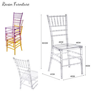 Silla <span class=keywords><strong>de</strong></span> Resina Plástica RTS TOP, Precio Más Bajo, <span class=keywords><strong>Alquiler</strong></span> para Bodas y Comedor, Silla <span class=keywords><strong>de</strong></span> Boda Transparente Negra - Product Image 2