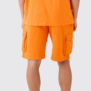 <b>Men's</b> Summer Casual Solid Sportswear <b>Set</b> <b>Short</b> Sleeve <b>Top</b> & Sport <b>Shorts</b> Breathable Quick Drying Customized OEM - Product Image 4