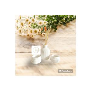 Set decorativo per vaso tealight portacandele in cemento