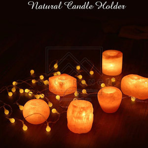 Lampe en sel de l'Himalaya sculptée avec logo personnalisé, décoration d'intérieur de haute qualité avec artisanat naturel - Product Image 5