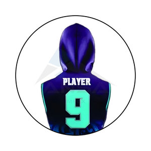 Ensemble de maillot et short sans manches de compression respirant, grande taille, uniforme de football américain, imprimé par transfert thermique - Product Image 5