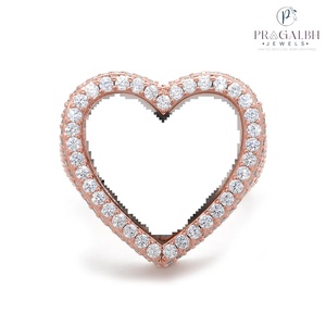 Anillo de foto de corazón chapado en oro personalizado para bodas, regalos, fiestas, aniversarios con piedra principal de diamante - Product Image 6