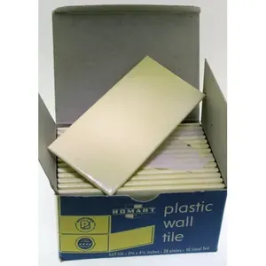 1950S Homart nhựa nửa tường gạch 2-1/8x4-1/4 textone Liên Bang Vàng 9161 Sản phẩm thể loại tấm tường & bảng - Product Image 1