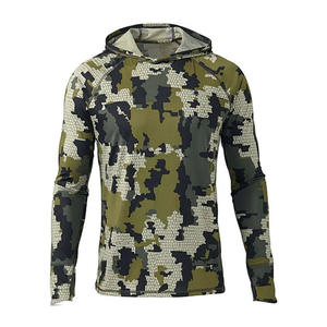 เสื้อฮู้ดตกปลาป้องกันรังสียูวีแบบสั่งทำ แบรนด์ส่วนตัว ขายส่ง ผู้ผลิต OEM ผลิตจำนวนมาก ผู้จัดจำหน่ายเสื้อป้องกันรังสียูวี - Product Image 3