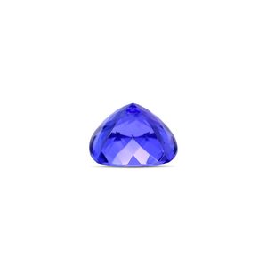 Piedra Preciosa Suelta de Tanzanita 9x9xMM 4.52 Quilates (AA+) Facetada en Forma de Gota Azul y Verde, Rubí Natural Tratado con Calor - Product Image 2