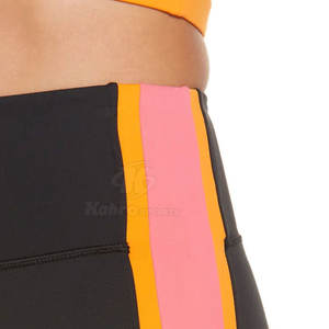 Legging de fitness personnalisé de haute qualité sans couture pour femmes vêtements de sport taille moyenne avec motif solide - Product Image 5