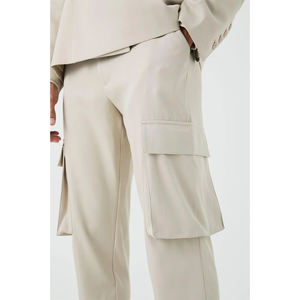 Pantalones Cargo Unisex, Pantalones Casuales de Moda Urbana, Pantalones Utilitarios con Cintura Elástica, Multibolsillos, Logotipo Personalizado OEM, Fabricante Mayorista - Product Image 5