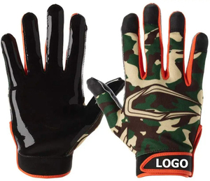 Gants de football américain sur mesure pour l'extérieur Vêtements de sport Récepteur Gants de football américain au design unique Grip à bas prix - Product Image 1