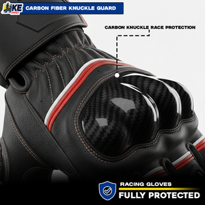 Gants de moto de course en cuir polyester/coton pour l'hiver, à doigts complets, vente en gros, OEM ODM acceptés - Product Image 3