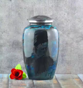 Urne commémorative exclusive pour cendres humaines adultes Grande urne de crémation pour les besoins funéraires et funéraires Collection 2025 avec la meilleure qualité - Product Image 1