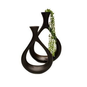 Hot Sell Black Powder Coated <b>Flower</b> <b>Vase</b> <b>for</b> Table Decoration Hotels Bedroom Decorative Table top <b>Flower</b> Pots and <b>Vase</b> <b>for</b> <b>Sale</b> - Product Image 1