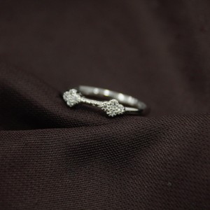 Zirconia cúbica delicada de Plata de Ley 925 súper minimalista, joyería Vintage a granel de 1 gramo para regalos con precio al por mayor - Product Image 3