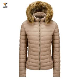 Winter Plus Size Custom Logo Slim Fit Long Sleeve <b>Ladies</b> Down Coats Outdoor Down <b>Jacket</b> Fashion Women with Fur Puffer <b>Jackets</b> - Product Image 6
