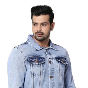 Meilleur matériau Vestes en jean pour hommes Conception personnalisable en laine pour la saison d'hiver High Street Style Prix raisonnable Services OEM - Product Image 6