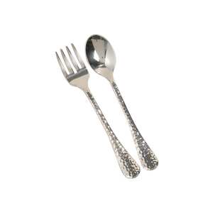 Cubiertos de acero inoxidable de suministro indio de diseño elegante, cubiertos Vintage, cuchara de Metal, tenedor, cuchillo, juego de cubiertos para restaurante de Hotel - Product Image 2