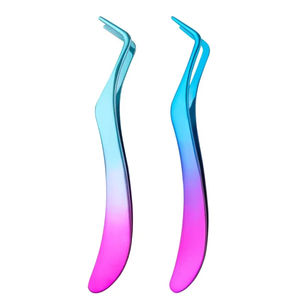 Pinzas Cosméticas de Acero Inoxidable de Alta Precisión, Herramienta Profesional para Injerto de Pestañas Postizas, Antiestáticas y Duraderas - Product Image 1