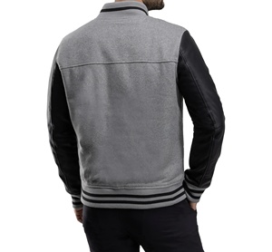 Wholesale Fashion Men Solid Varsity <b>Jacket</b> Reversible <b>Waterproof</b> Windproof Breathable High quality Autumn 100% Heated - Product Image 3