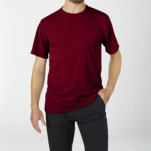 100% haute qualité hommes coupe ajustée athlétique à manches courtes T-Shirts évacuation de l'humidité chemises de gymnastique avec impression numérique tissu tricoté - Product Image 5